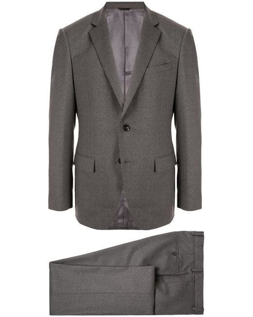 D'urban single-breasted two-piece suit Grey