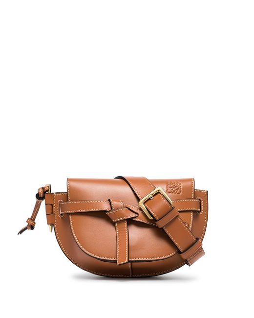 Loewe Brown Gate leather belt bag