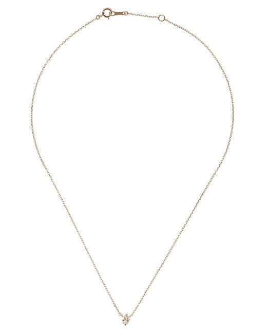 Mizuki 14kt diamond delicate necklace Gold