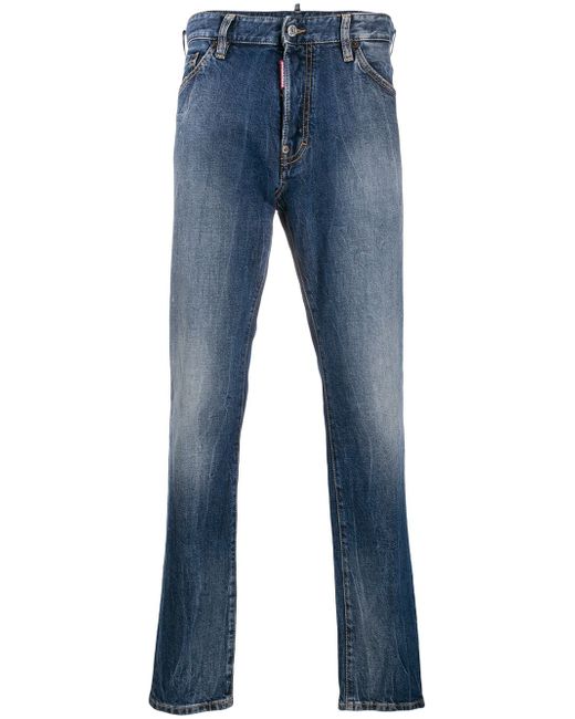 Dsquared2 faded effect jeans