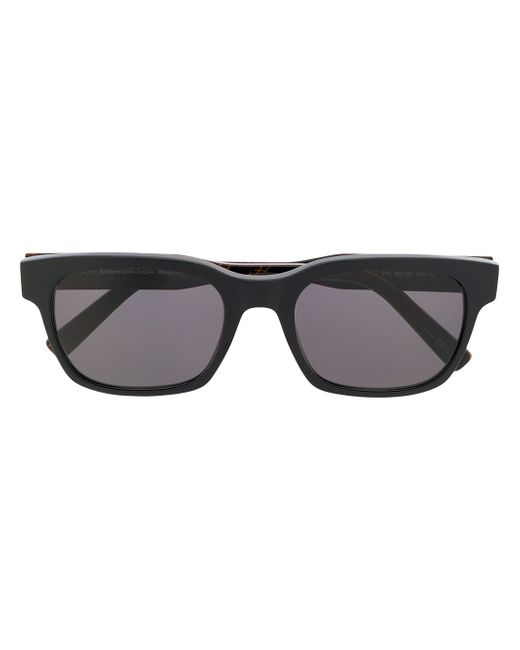 Ermenegildo Zegna shiny square frame sunglasses