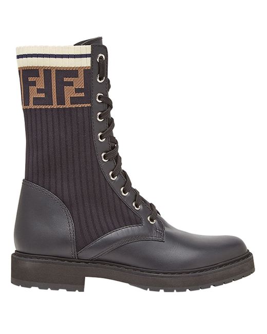 Fendi Rockoko combat boots