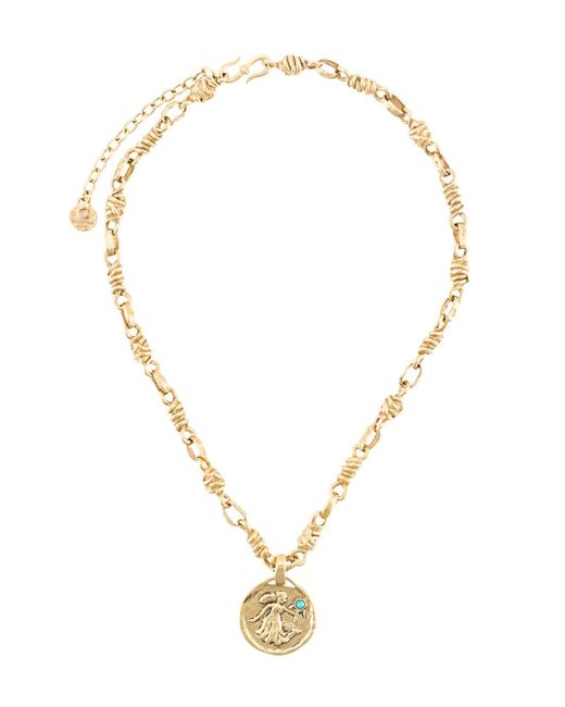 Goossens Talisman Virgo medal necklace GOLD