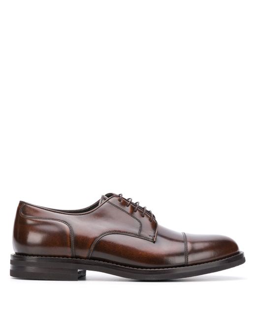 Brunello Cucinelli polished derby shoes