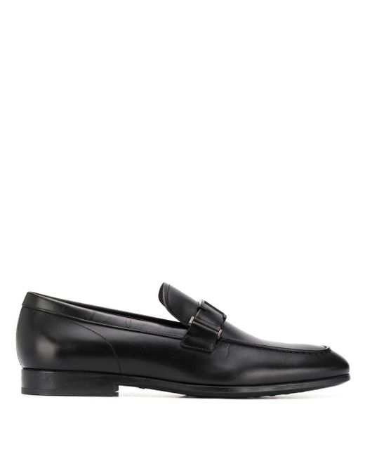 Tod's T logo leather loafers