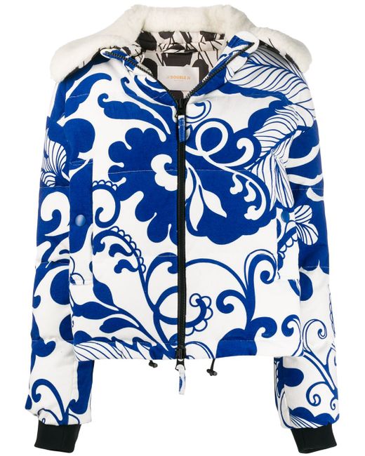 La Double J. Cortina Marea Blu print jacket