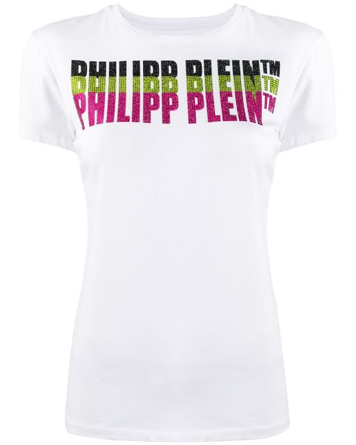 Philipp Plein embellished logo short sleeve T-shirt