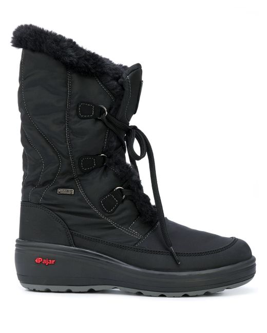 Pajar faux-fur lined boots Black