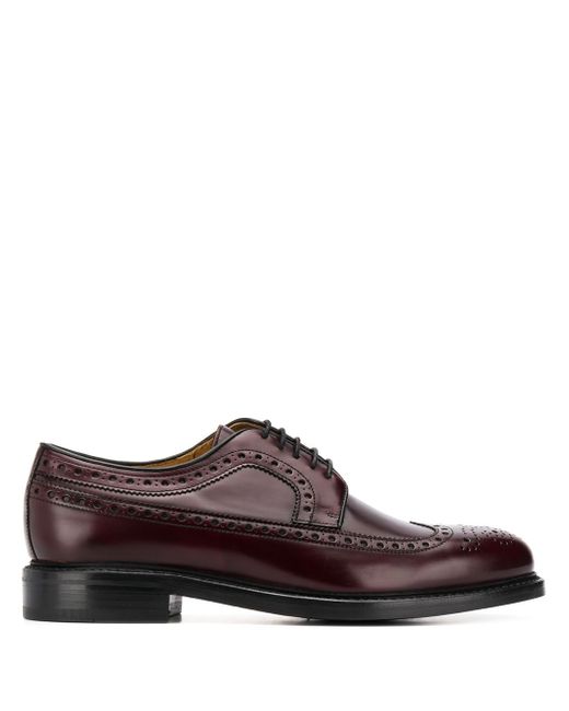 Berwick formal lace-up brogues Red