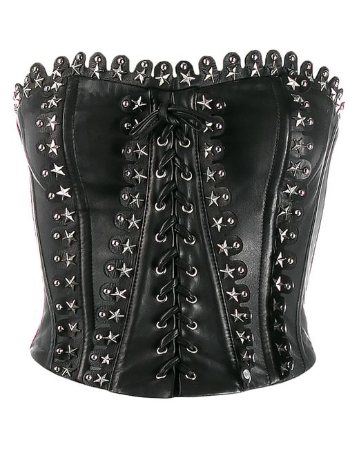 Philipp Plein studded corset Black