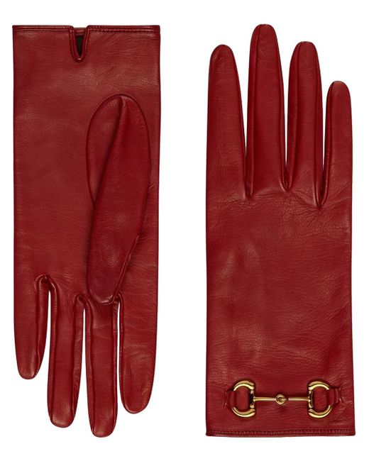 Gucci Horsebit detail gloves