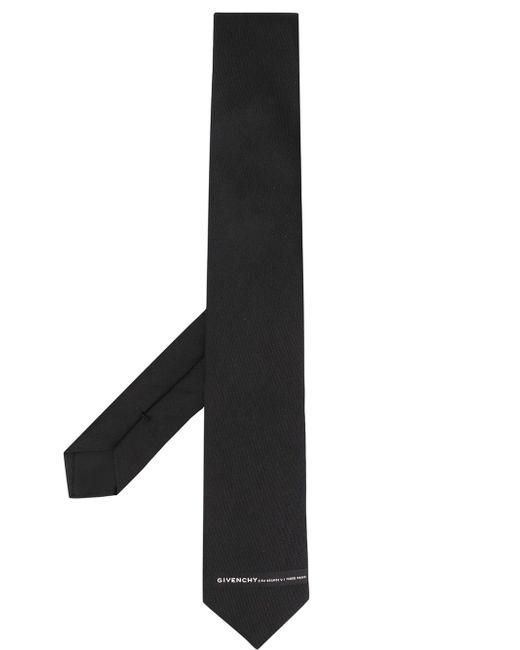 Givenchy logo patch tie