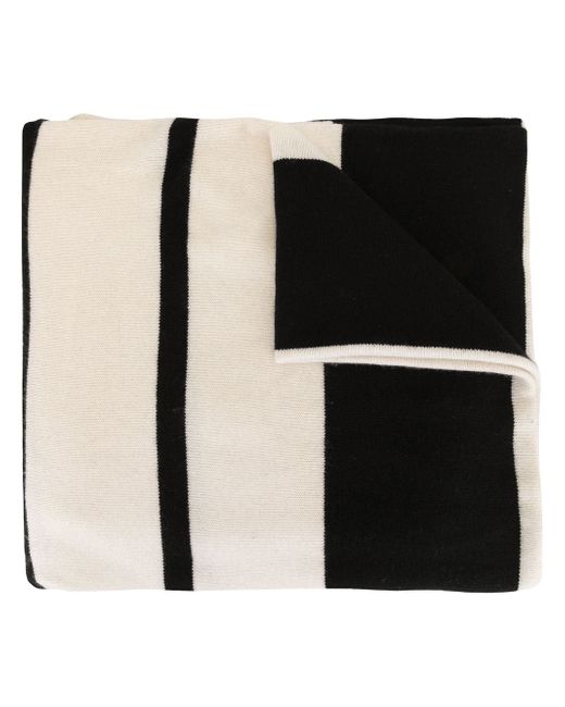 James Perse striped knit scarf