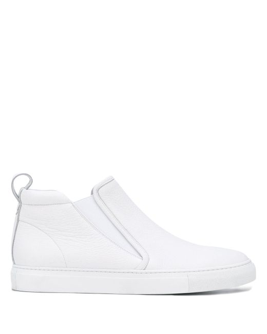 Aiezen slip-on sneaker boots White