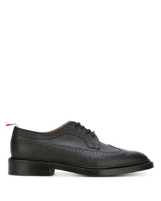 Thom Browne Classic Longwing Brogue with Leather Sole