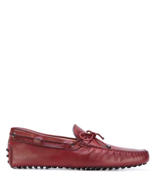 Tod's bow detail loafers