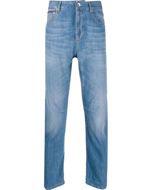 Brunello Cucinelli mid-rise straight jeans
