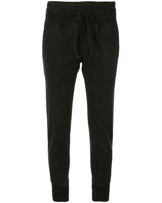 James Perse slim-fit cropped trousers