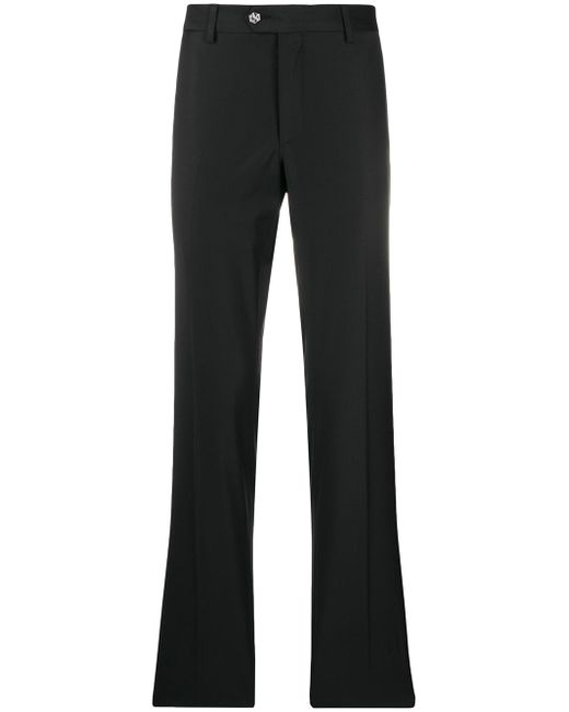 Philipp Plein star button high waist trousers