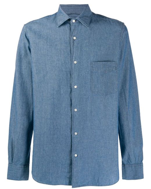 Aspesi plain long-sleeved shirt