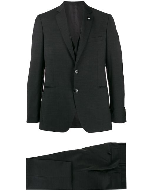 Lardini formal three-piece suit Grey