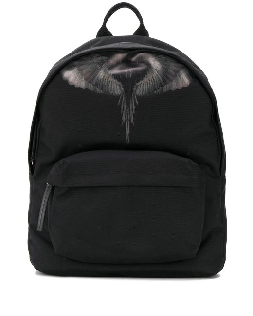 Marcelo Burlon County Of Milan wings print backpack Black