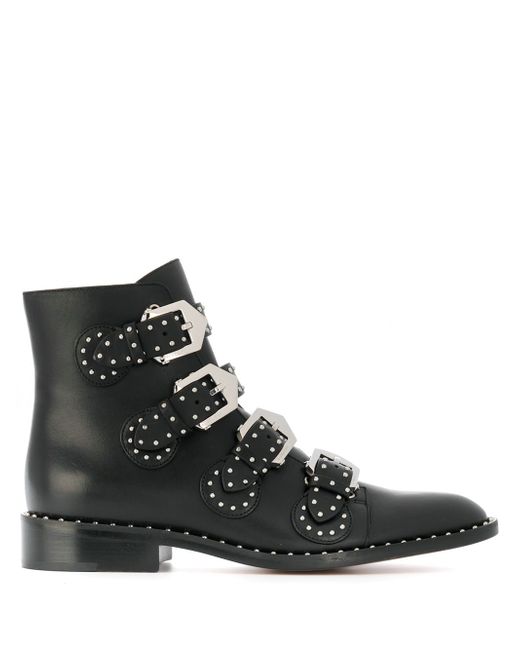 Givenchy studded buckled boots