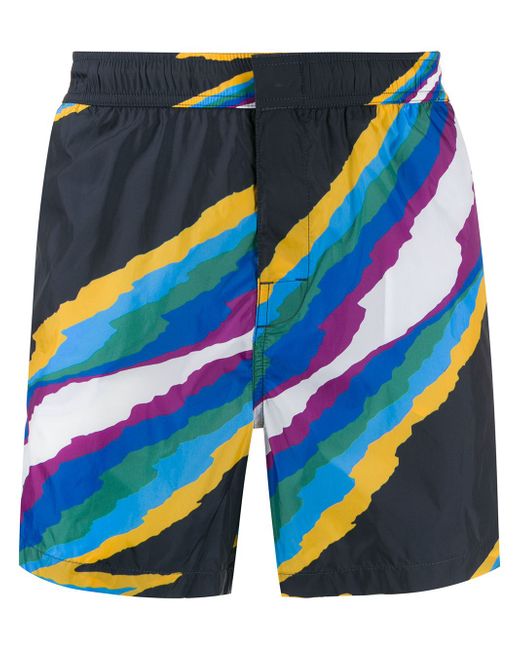 Missoni Mare graphic printed swimshorts Blue