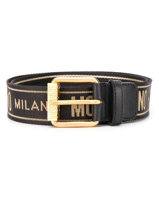 Moschino logo-embellished belt