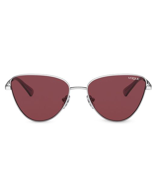 VOGUE Eyewear two-tone cat-eye frame sunglasses GOLD