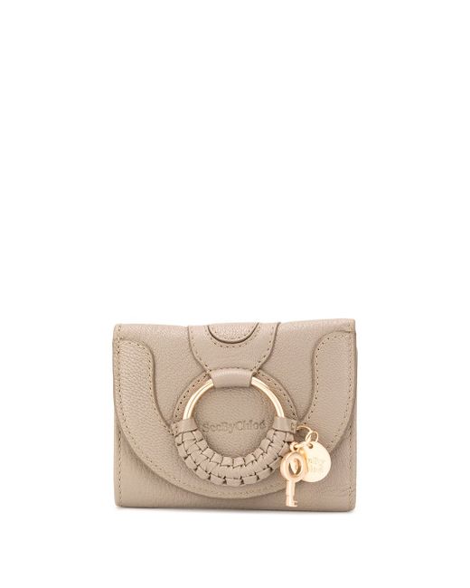 See by Chloé Hana O-ring detail wallet NEUTRALS