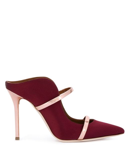 Malone Souliers contrast heeled mules