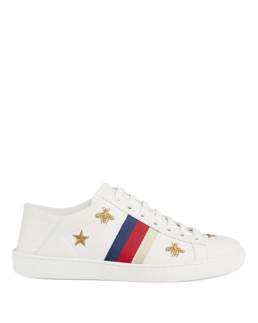 Gucci Ace sneaker with bees and stars