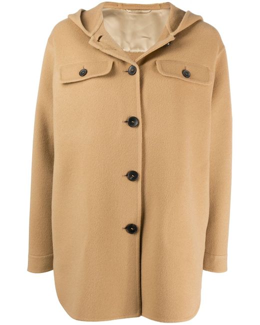 Etro hooded short coat NEUTRALS