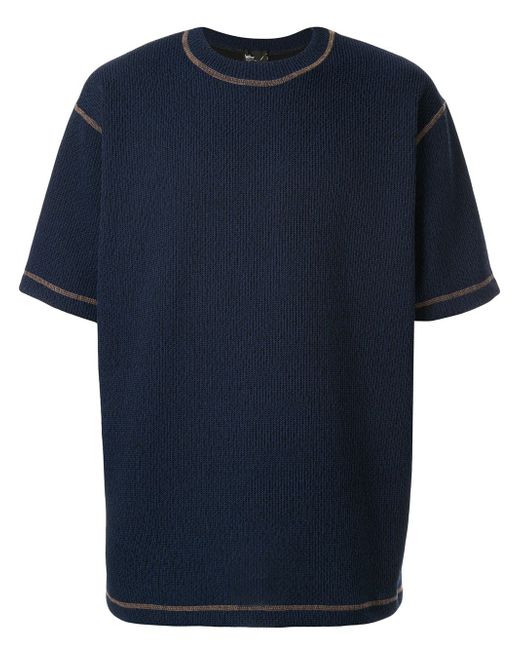 Kolor contrast stitched t-shirt Blue