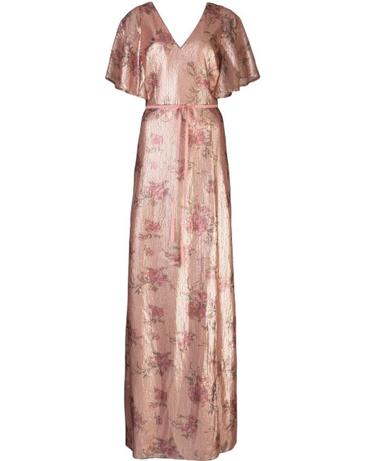 Marchesa Notte Bridesmaids sequin embellished long dress
