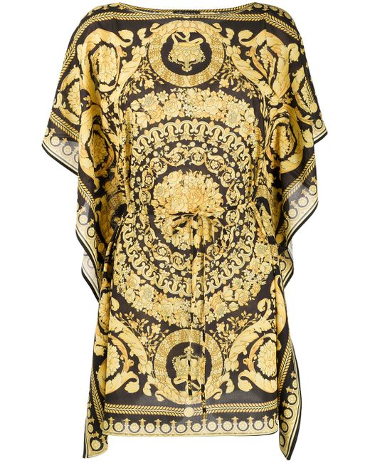 Versace Barocco cover up Yellow