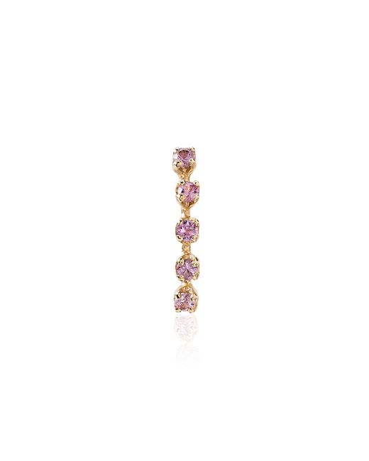 Loren Stewart 14kt gold sapphire-embellished earring