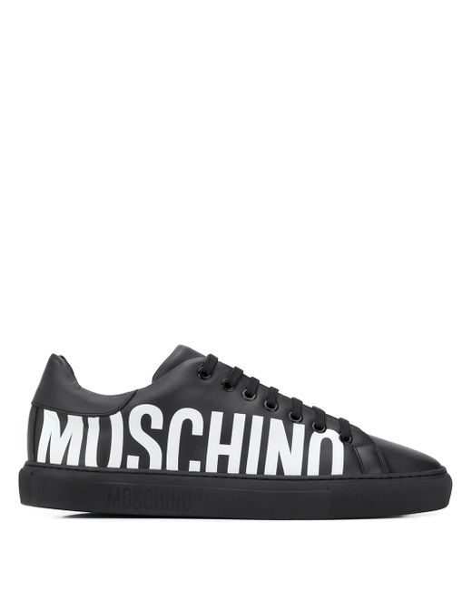 Moschino printed logo sneakers