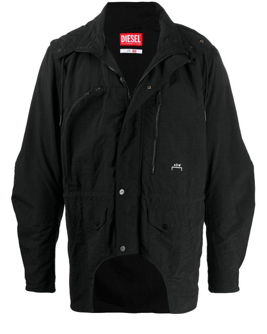 Diesel Red Tag x A-Cold-Wall logo hooded jacket