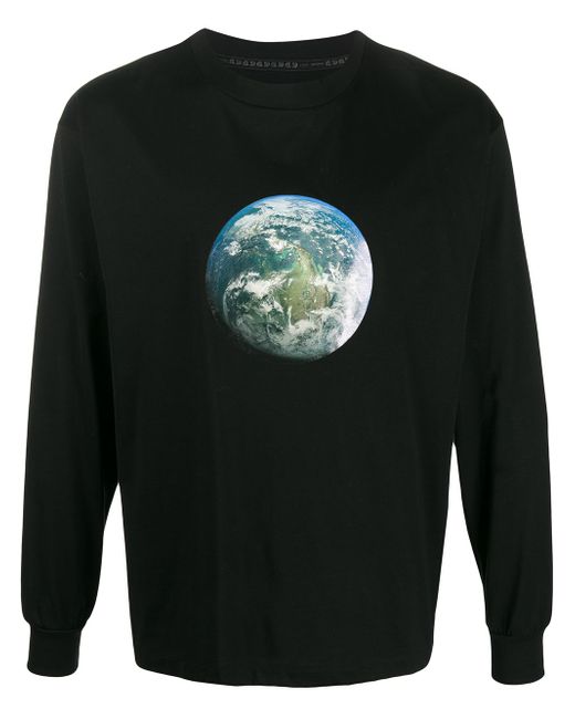 Fumito Ganryu world print sweatshirt Black