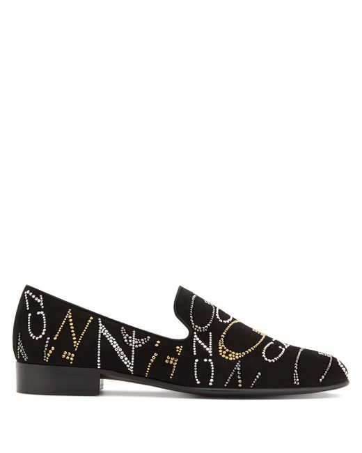 Giuseppe Zanotti Design slip-on crystal-embellished loafers