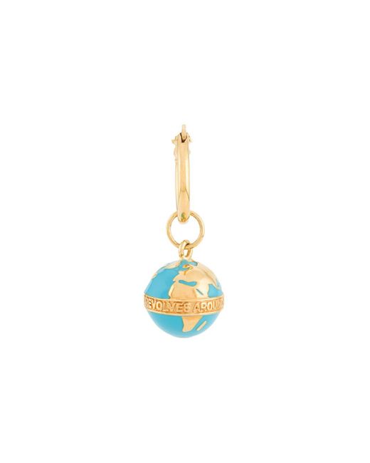 True Rocks globe hoop earring