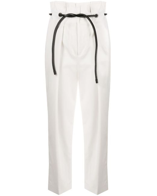 3.1 Phillip Lim paperbag-waist cropped trousers
