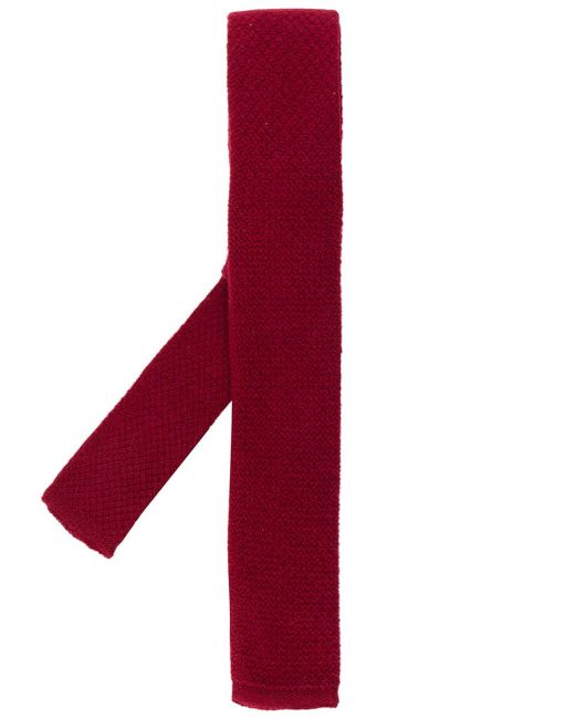 N.Peal plain knitted tie