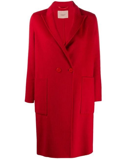 Twin-Set double-breasted tailored coat