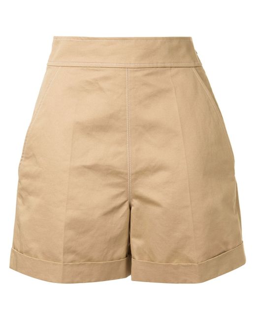 Marni cotton-blend shorts Brown