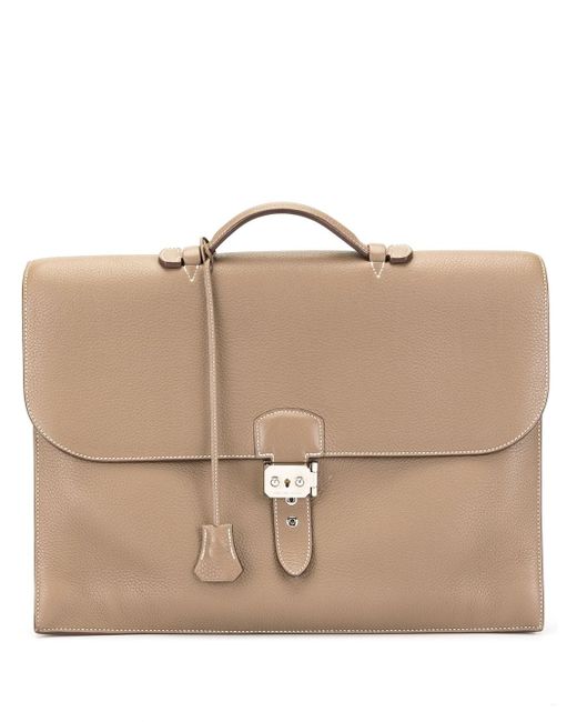 Hermès Pre-Owned 2009 Sac A Depeche 38 briefcase Brown