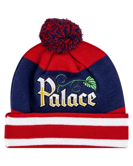 Palace logo patch beanie Red
