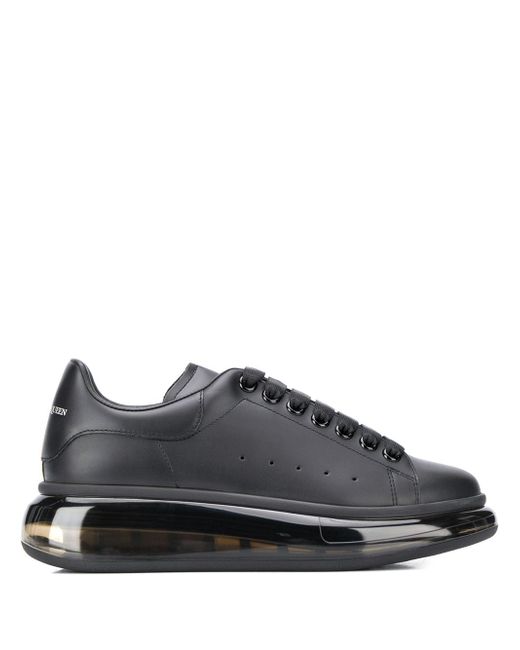 Alexander McQueen sole lace-up sneakers Black